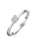 14K Witgouden Ring Met Zirkonia 4103601 - PansiteNederland.nl