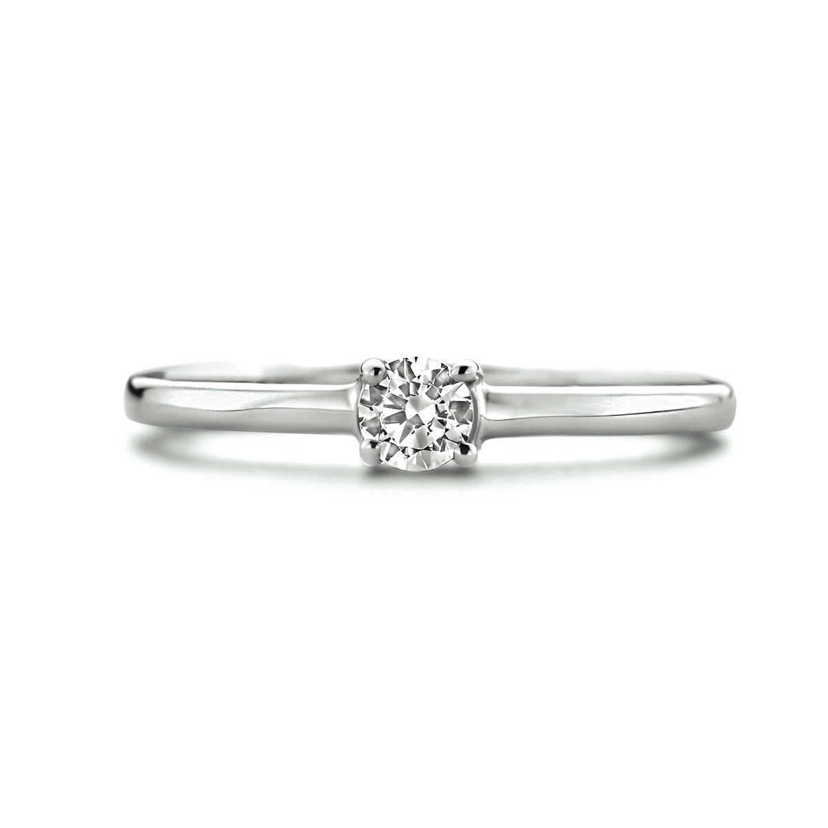 14K Witgouden Ring Met Zirkonia 4103601 - PansiteNederland.nl