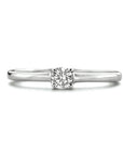 14K Witgouden Ring Met Zirkonia 4103601 - PansiteNederland.nl