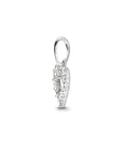 14K witgoud hanger hart zirkonia 4104129 - PansiteNederland.nl