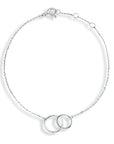 14K Witgoud Armband Rondjes 16,5 - 18,5 Cm 4104229 - PansiteNederland.nl