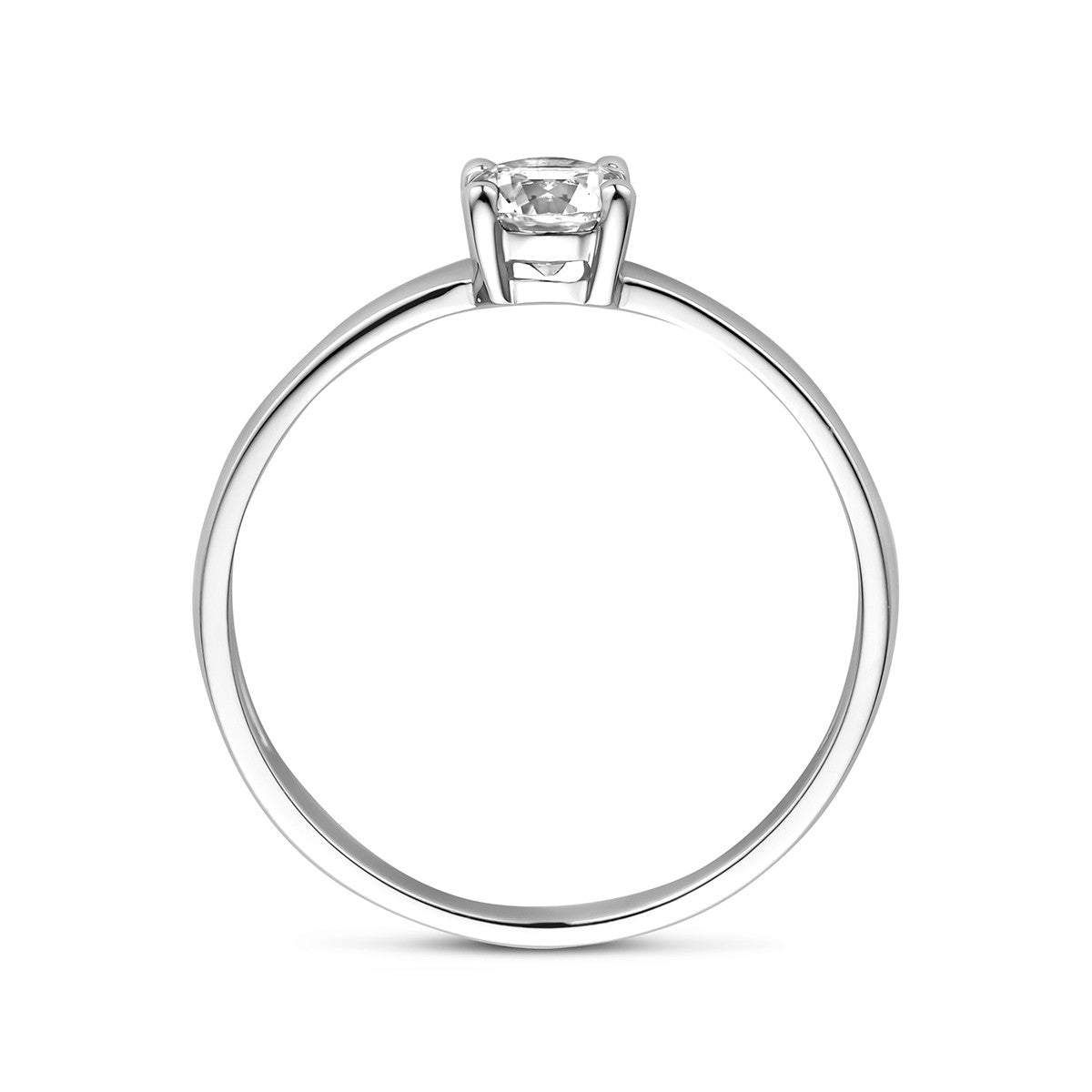 Witgouden 14K Ring met zirkonia - PSN4104734 - PansiteNederland.nl