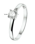 Witgouden 14K Ring met zirkonia - PSN4104734 - PansiteNederland.nl