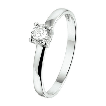 Witgouden Ring  met zirkonia  - PSN4104734