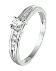 14K Witgouden Ring Met Zirkonia 4104751 - PansiteNederland.nl