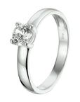 14K Witgouden Ring Met Zirkonia 4104801 - PansiteNederland.nl