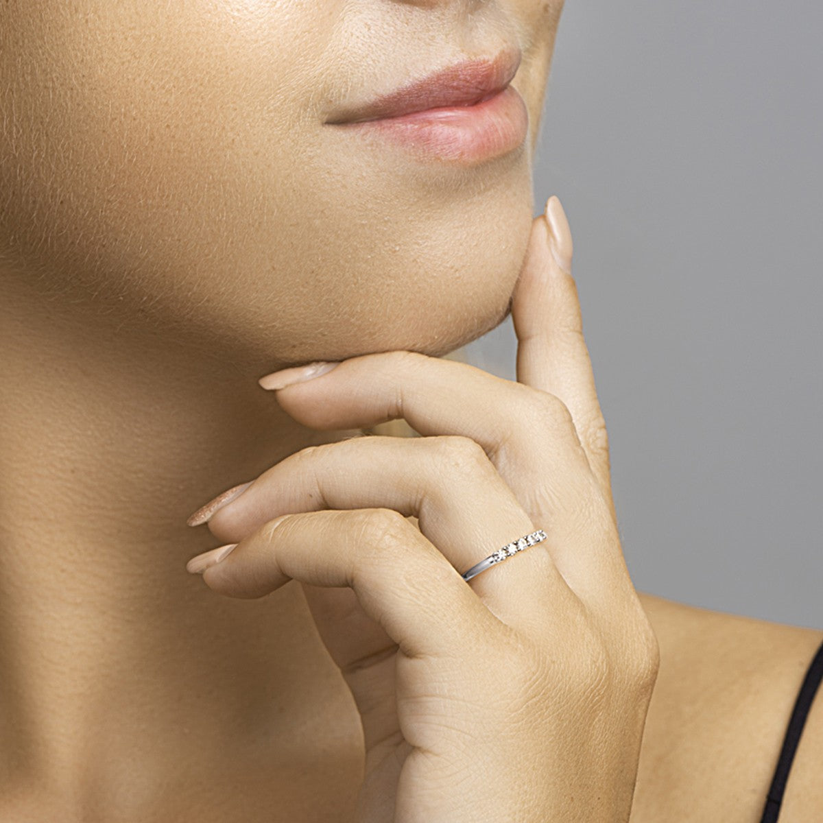 14K Witgouden Ring Met Zirkonia 4105087 - PansiteNederland.nl