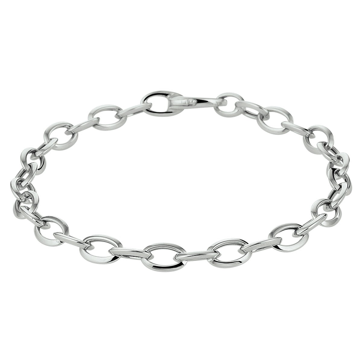 14K Witgoud Armband Anker 5,7 Mm 19 Cm 4105162 - PansiteNederland.nl