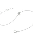 14K Witgoud Armband Zirkonia 0,8 Mm 16,5 - 17,5 - 18,5 Cm 4105382