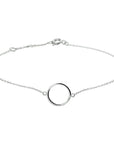 14K Witgoud Armband Rondje 16,5 - 17,5 - 18,5 Cm 4105383