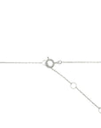 14K witgoud collier rondjes 0,8 mm 40 + 3 cm 4105386 - PansiteNederland.nl