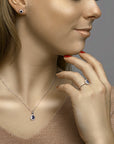 14K Witgouden Ring Saffier En Met Zirkonia 4105394 - PansiteNederland.nl