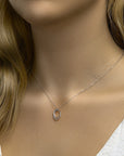14K witgoud hanger diamant 0.04ct h si 4105430 - PansiteNederland.nl