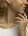 14K witgoud hanger diamant 0.09ct h si 4105589 - PansiteNederland.nl