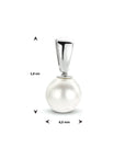 14K witgoud hanger parel 4105647 - PansiteNederland.nl