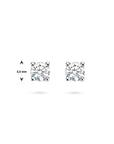 Witgouden oorknoppen diamant h si - PSN4105731