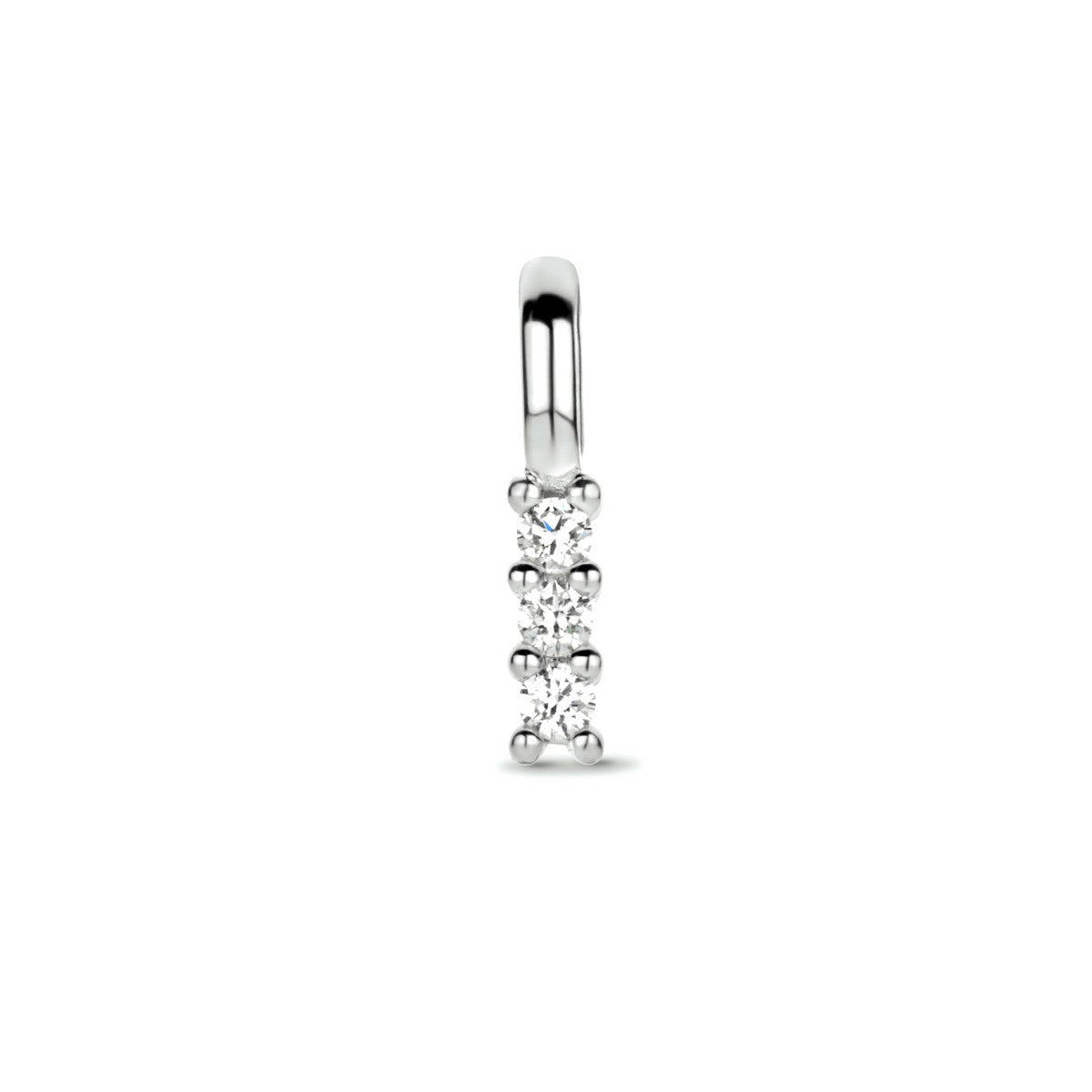 14K witgoud hanger diamant 0.05ct h si 4105732 - PansiteNederland.nl