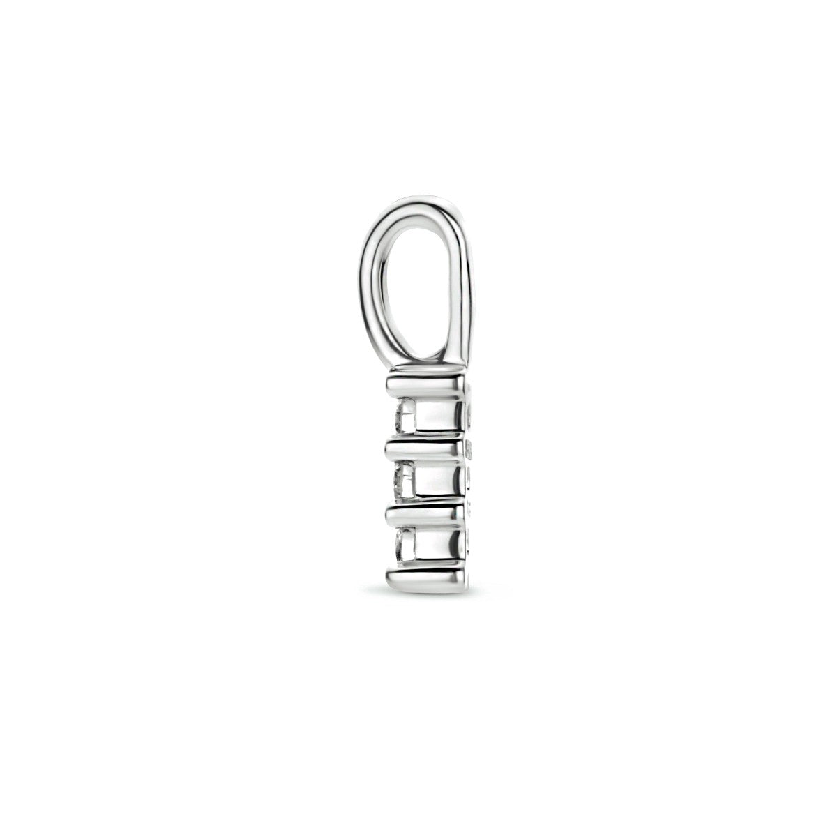 14K witgoud hanger diamant 0.05ct h si 4105732 - PansiteNederland.nl