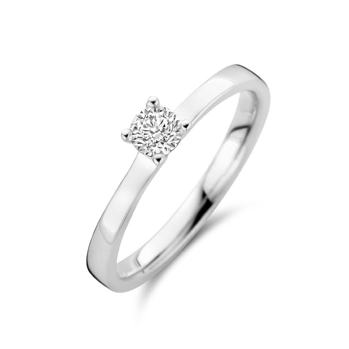 14K Witgouden Ring Diamant 0.25Ct H Si 4105760 - PansiteNederland.nl
