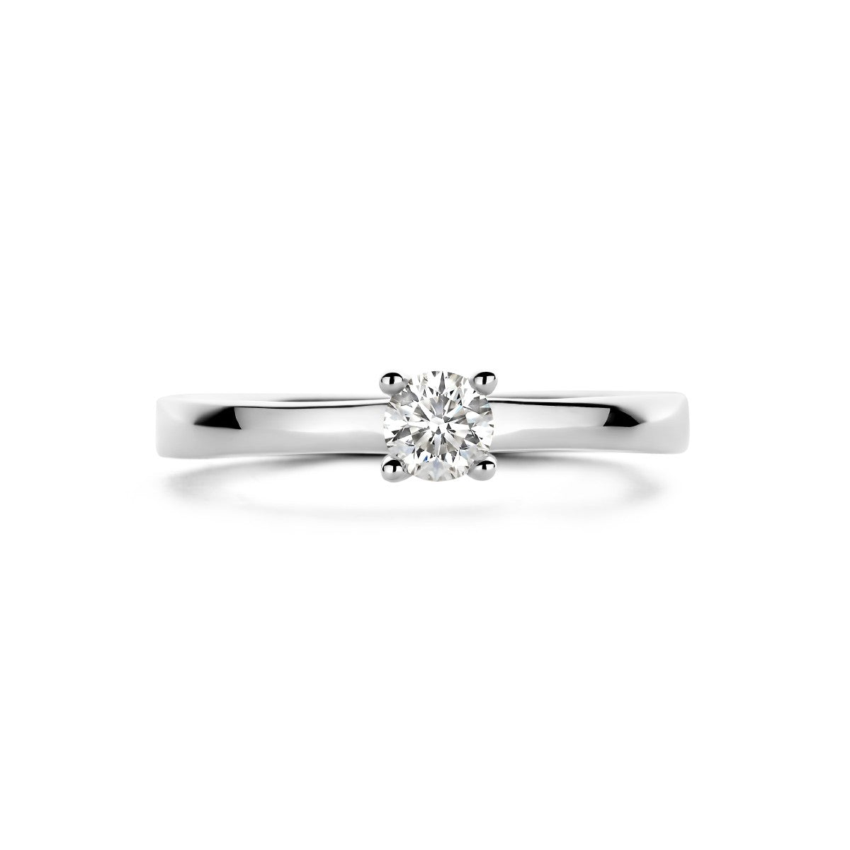 14K Witgouden Ring Diamant 0.25Ct H Si 4105760 - PansiteNederland.nl