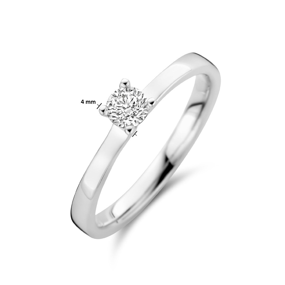 14K Witgouden Ring Diamant 0.25Ct H Si 4105760 - PansiteNederland.nl