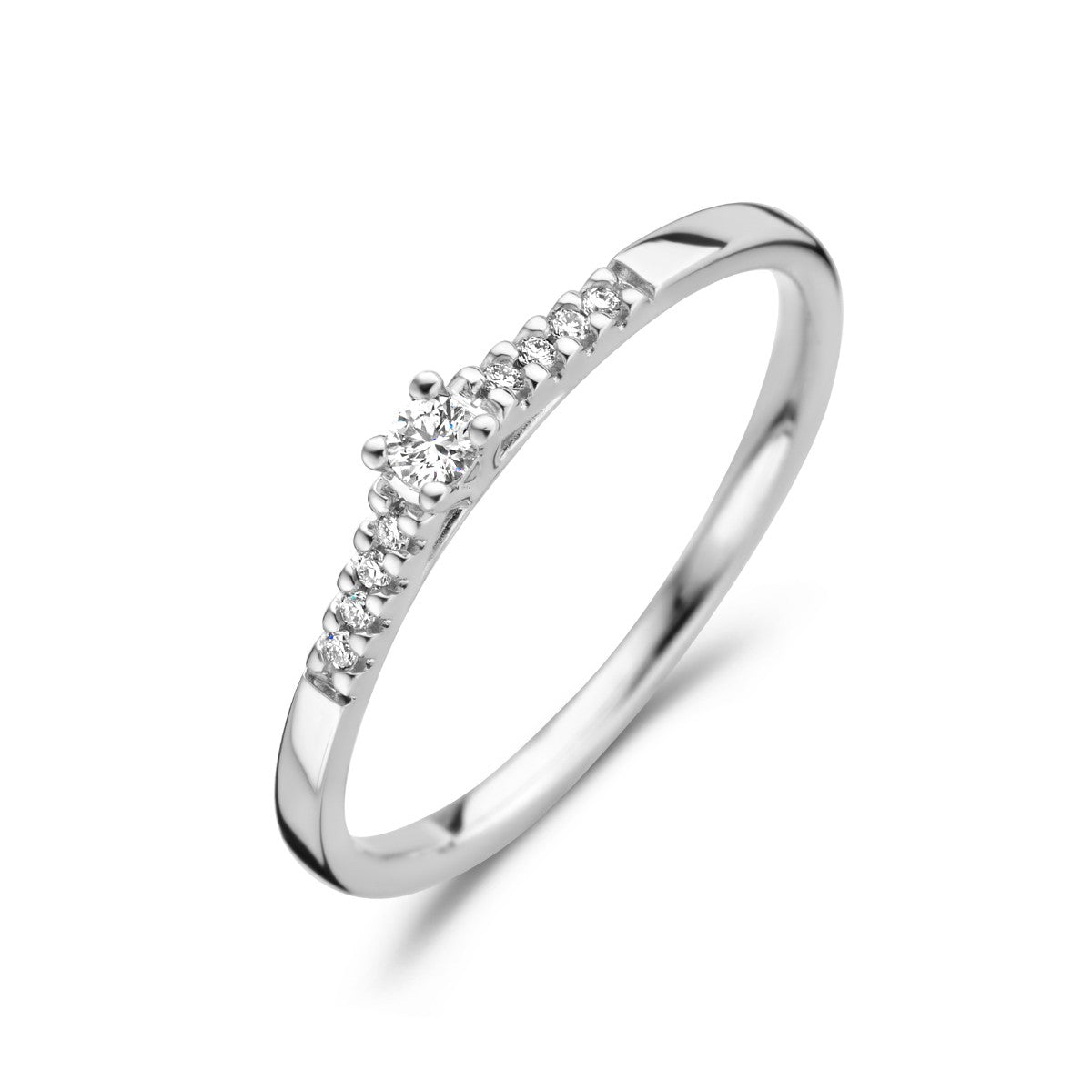 14K Witgouden Ring Diamant 0.07Ct H Si 4105791 - PansiteNederland.nl