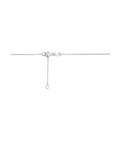 14K witgoud collier diamant 0.05ct h si 42 - 45 cm 4106019 - PansiteNederland.nl