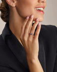 14K Witgouden Ring Saffier En Diamant 0.02Ct H P1 4106040 - PansiteNederland.nl