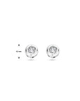 14K Witgoud Oorknoppen Diamant 0.10 Ct (2X 0.05Ct) H Si 4106073 - PansiteNederland.nl