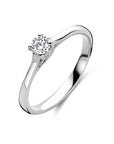 14K Witgouden Aanzoeksring Diamant 0.20Ct H Si 4106093 - PansiteNederland.nl
