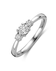 14K Witgouden Ring Trilogie Lab Grown Diamant 0.46Ct H Si 4106165 - PansiteNederland.nl