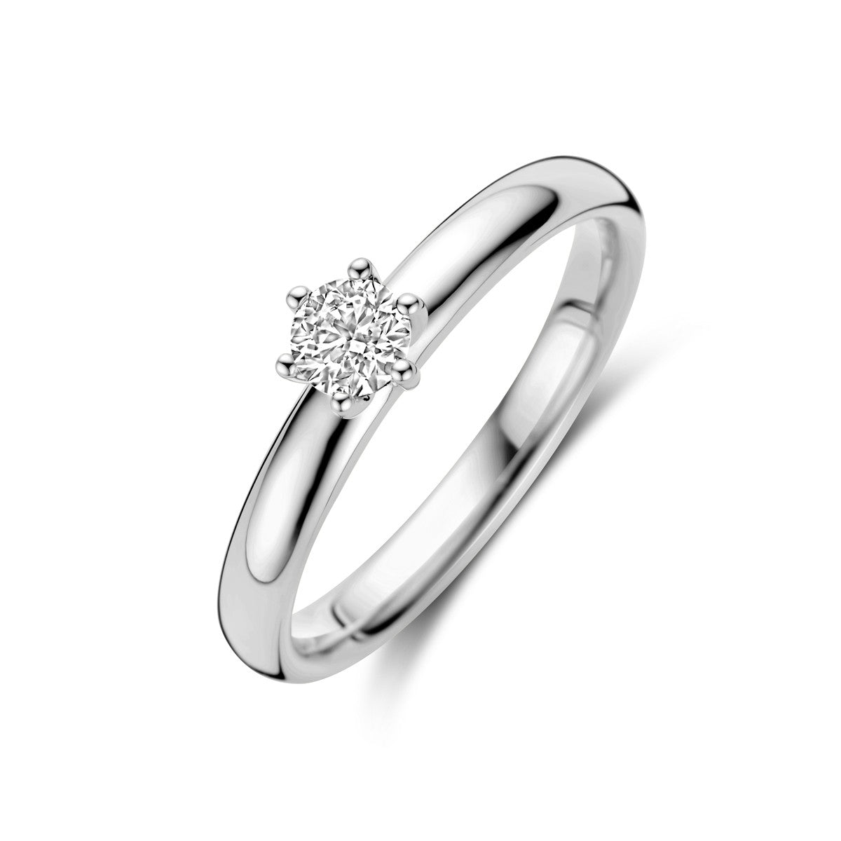 14K Witgouden Aanzoeksring Diamant 0.25Ct H Si 4106197 - PansiteNederland.nl