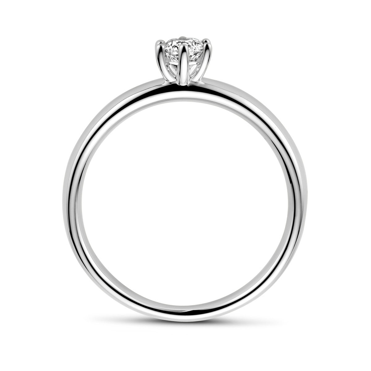 14K Witgouden Aanzoeksring Diamant 0.25Ct H Si 4106197 - PansiteNederland.nl