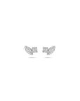 14K Witgoud Oorknoppen Diamant 0.24Ct (2X 0.12Ct) H Si 4 Mm 4106224 - PansiteNederland.nl