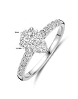 14K Witgouden Ring Lab Grown Diamant 1.22Ct H Si 4106269 - PansiteNederland.nl