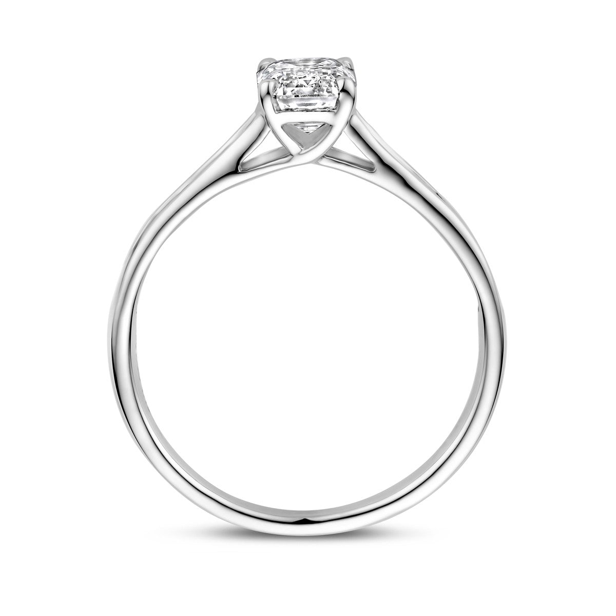 14K Witgouden Ring Lab Grown Diamant 1.19Ct H Si 4106273 - PansiteNederland.nl