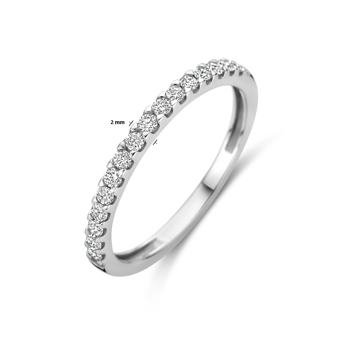 14K Witgouden Ring Lab Grown Diamant 0.25Ct H Si 4106284 - PansiteNederland.nl