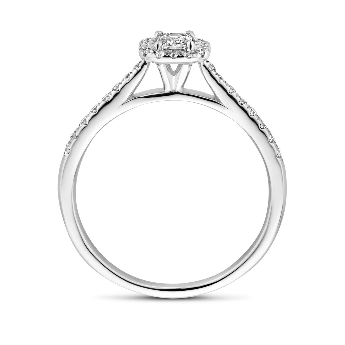 14K Witgouden Ring Lab Grown Diamant 0.48Ct H Si 4106296 - PansiteNederland.nl