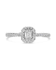 14K Witgouden Ring Lab Grown Diamant 0.48Ct H Si 4106296 - PansiteNederland.nl