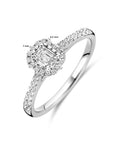 14K Witgouden Ring Lab Grown Diamant 0.48Ct H Si 4106296 - PansiteNederland.nl