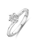 14K witgoud ring lab grown diamant 0.50ct g vs - 4106409 - PansiteNederland.nl