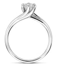 14K witgoud ring lab grown diamant 0.50ct g vs - 4106409 - PansiteNederland.nl