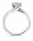 14K witgoud ring lab grown diamant 1.00ct g vs - 4106413 - PansiteNederland.nl