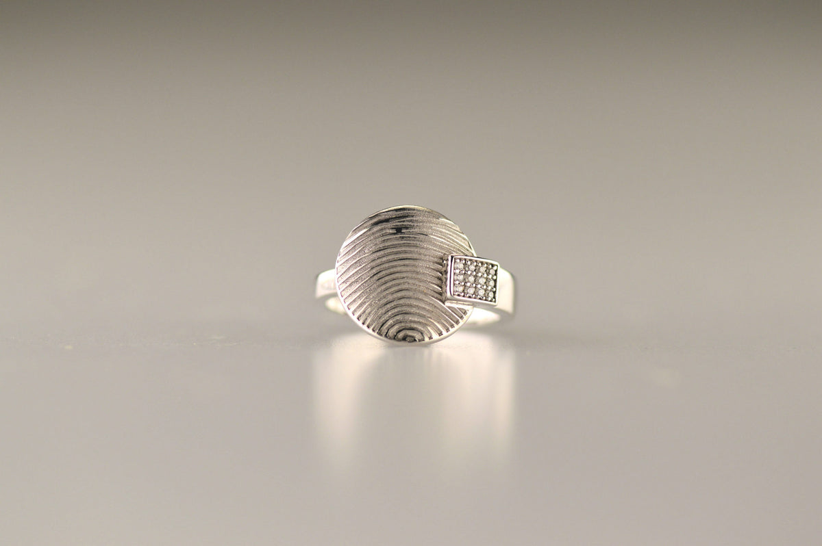 See You Disk Fingerprint Ring - 413S-EU50