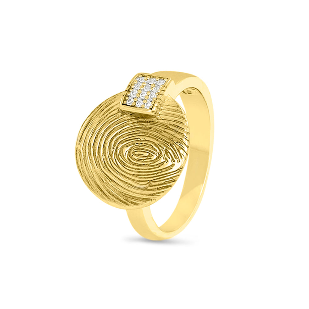 See You Disk Fingerprint Ring - 413S-EU50