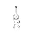 Zinzi zilveren letter oorbedel ZICH2144 letter R
