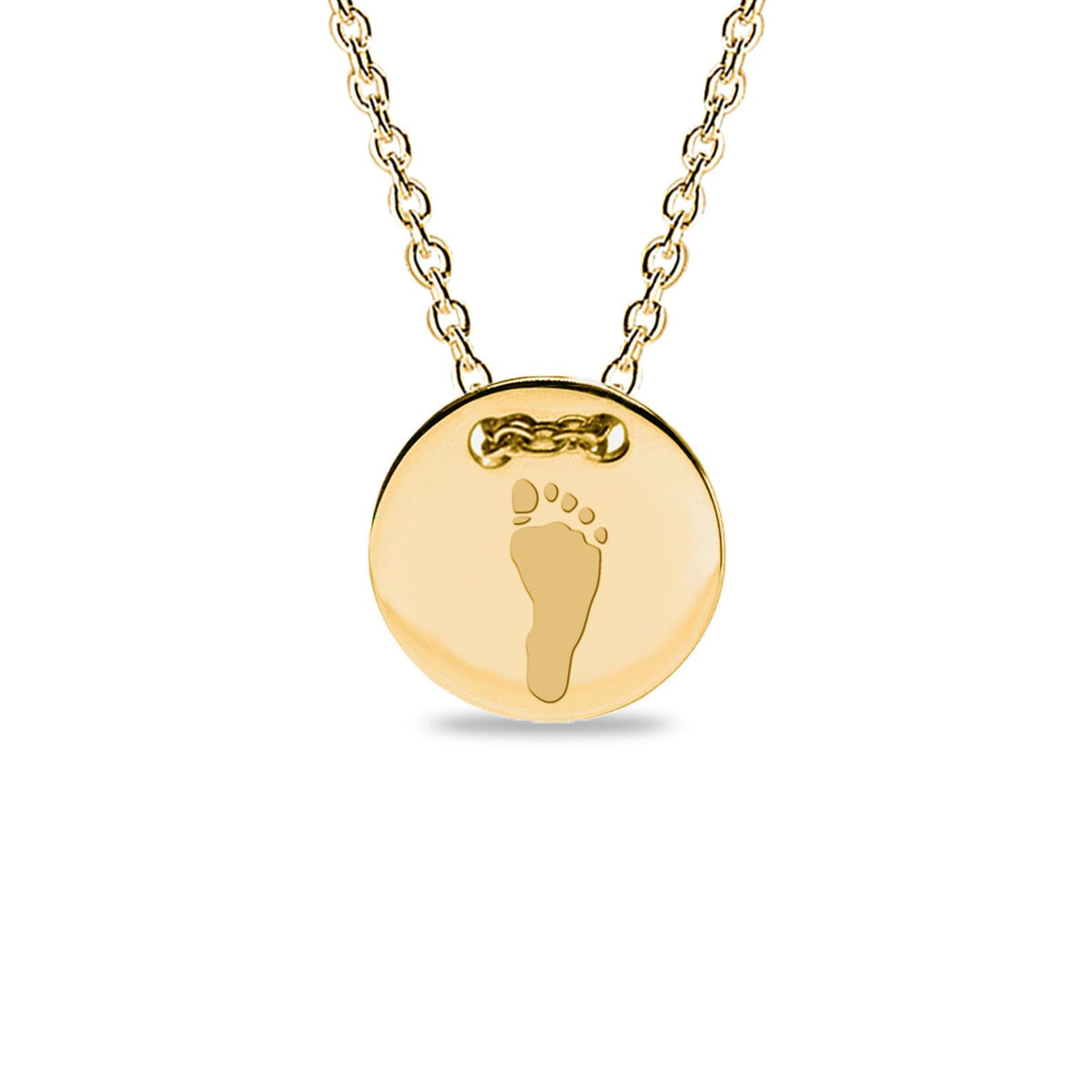 See You Gouden kleine graveermunt aan ketting – 415 – afbeelding 1