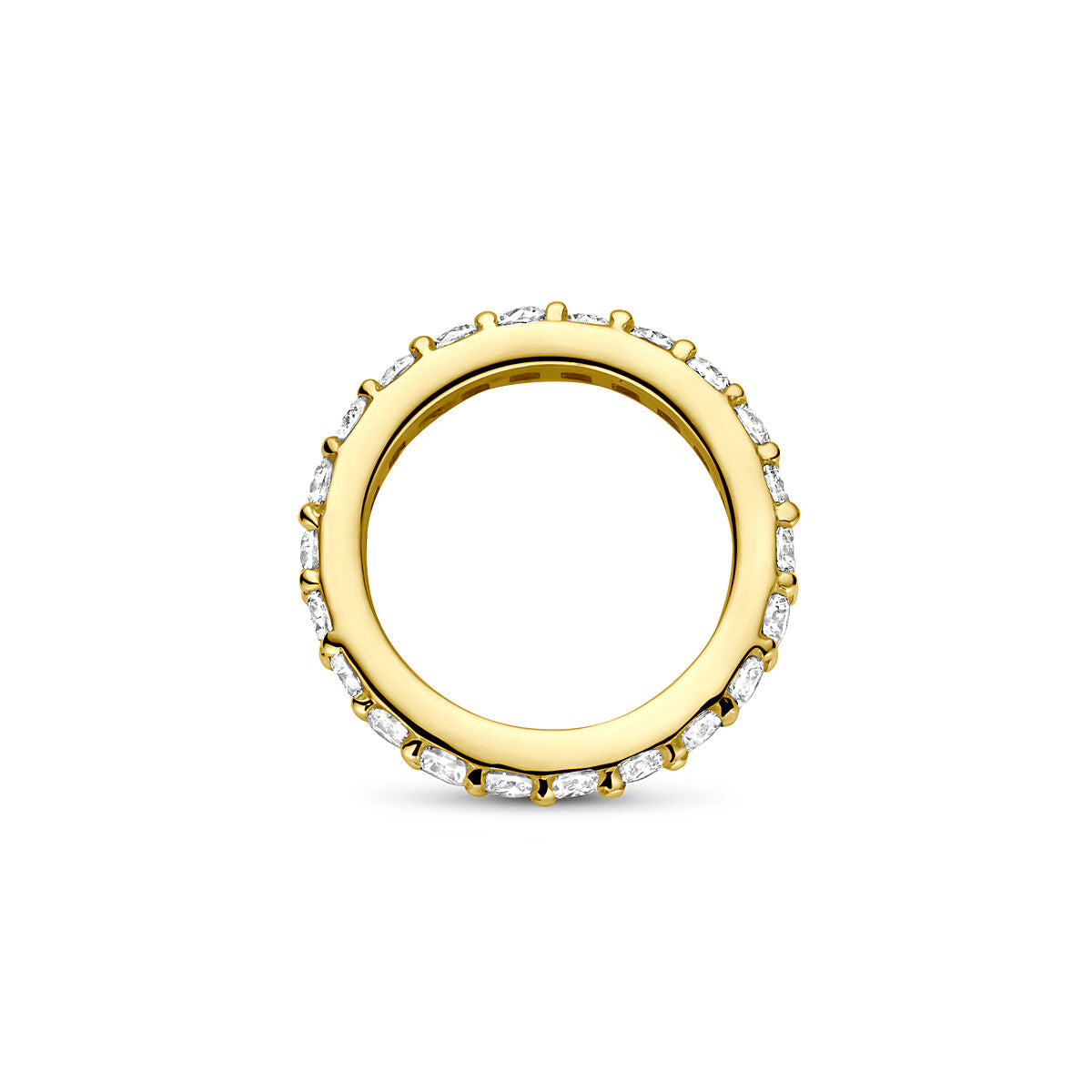 14K geelgouden hanger lab grown diamant 0.21ct h si 10,5 mm - 4034744 - PansiteNederland.nl