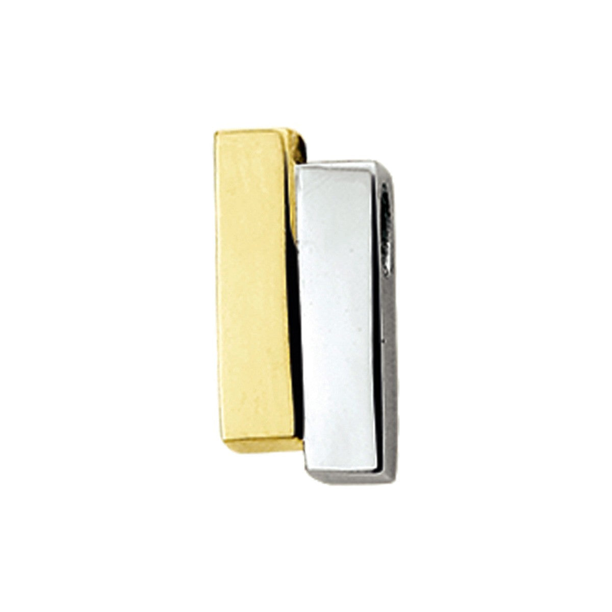 14K bicolor goud geel/wit hanger 4202664 - PansiteNederland.nl