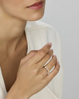 14K Bicolor Geel- En Witgoud Geel/Wit Ring Diamant 0.15Ct H Si 4205204 - PansiteNederland.nl